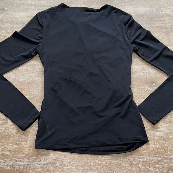 Zara Rushed Top Black Size M - Picture 6 of 7